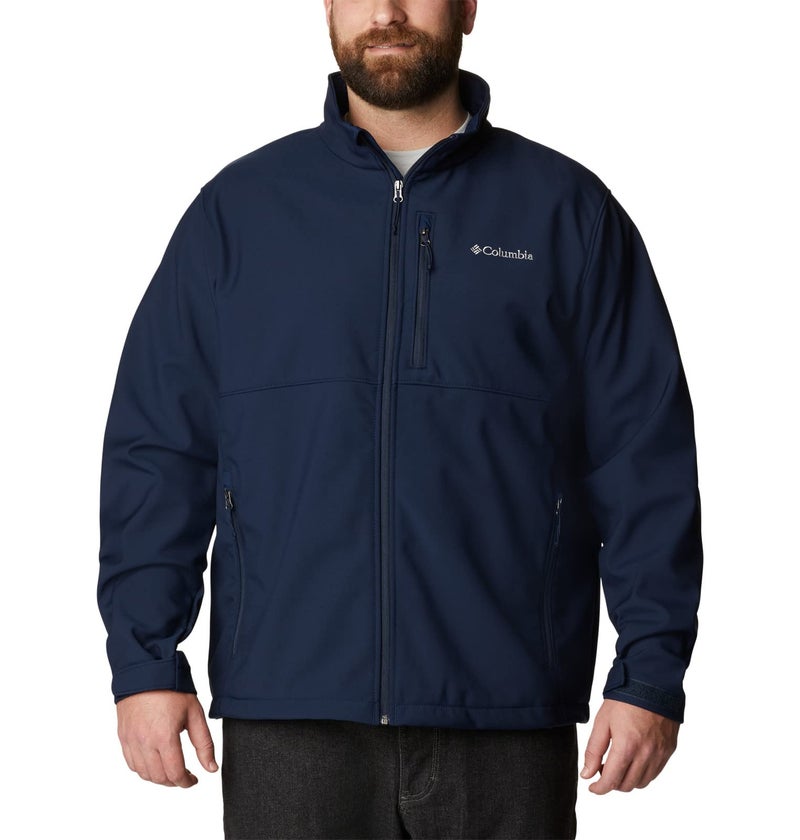 Columbia Men's Ascender Softshell Front-Zip Jacket, Collegiate Navy, Large - Image 5