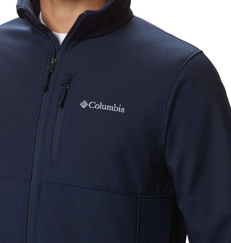 Columbia Men's Ascender Softshell Front-Zip Jacket, Collegiate Navy, Large - Image 3