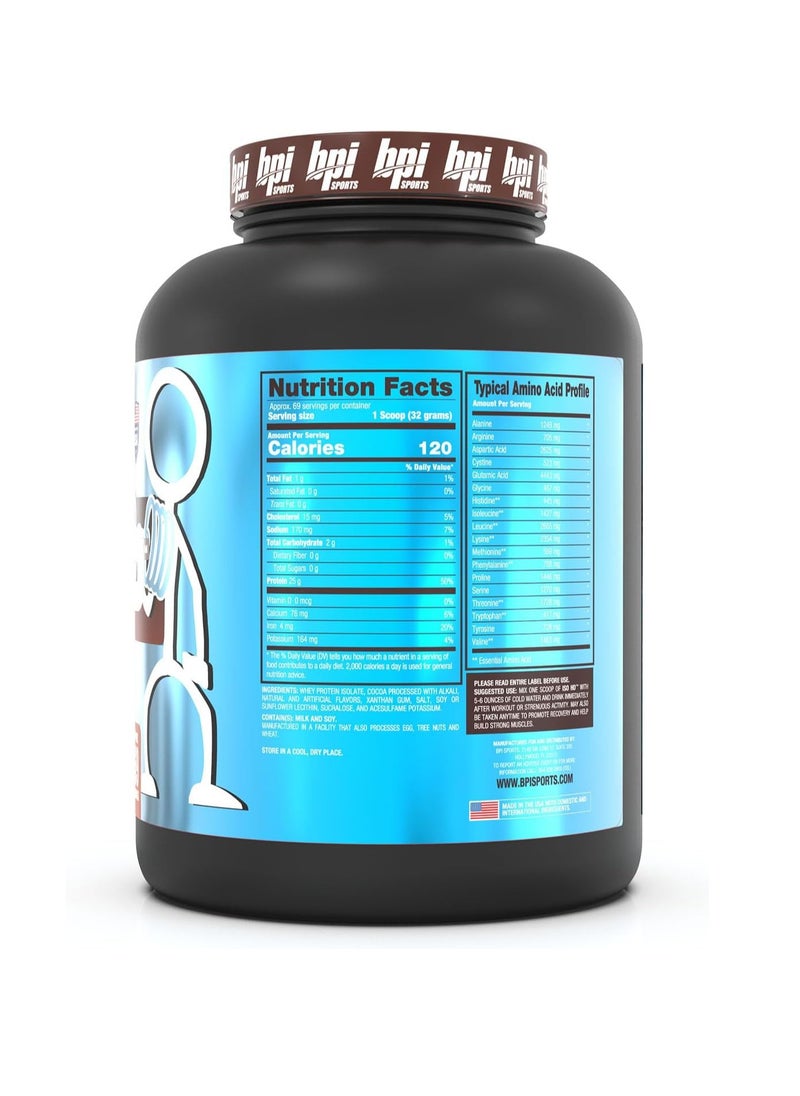 BPI ISO HD Isolate Protein 5.48lb 69 Servings Chocolate Brownie