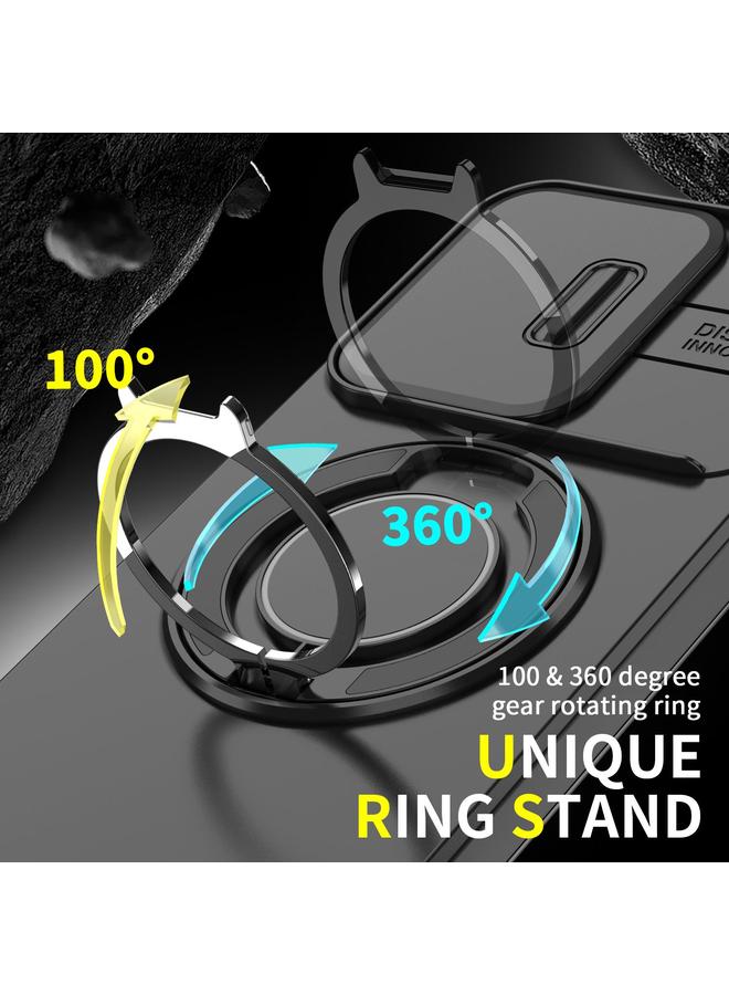 S-TOP Case For OPPO Reno13 5G Global Sliding Camshield Ring Holder Phone Case - Image 3