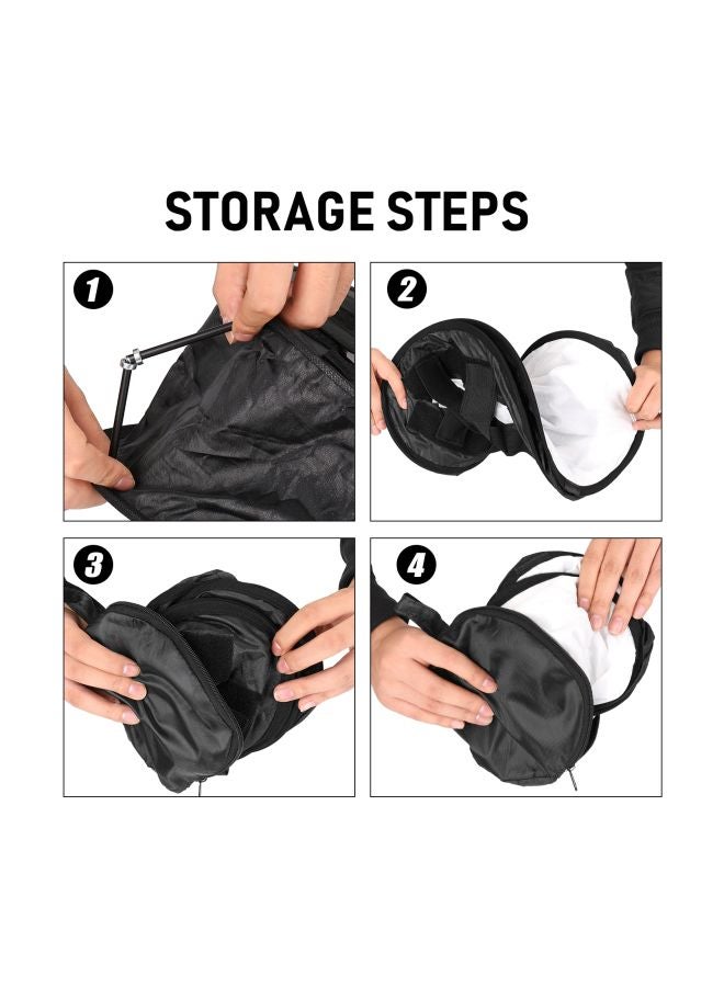 Multifunctional Foldable Softbox White/Black - Image 2