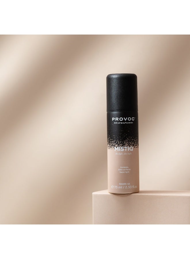 PROVOC MISTIQ Spray Foundation 10 Dawn 75ML - Image 4