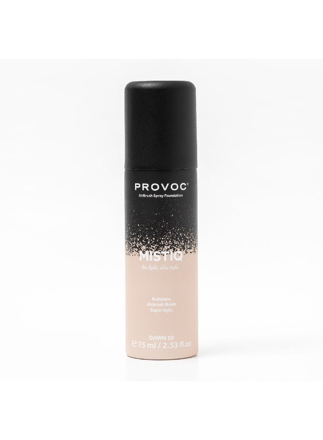 PROVOC MISTIQ Spray Foundation 10 Dawn 75ML - Image 2