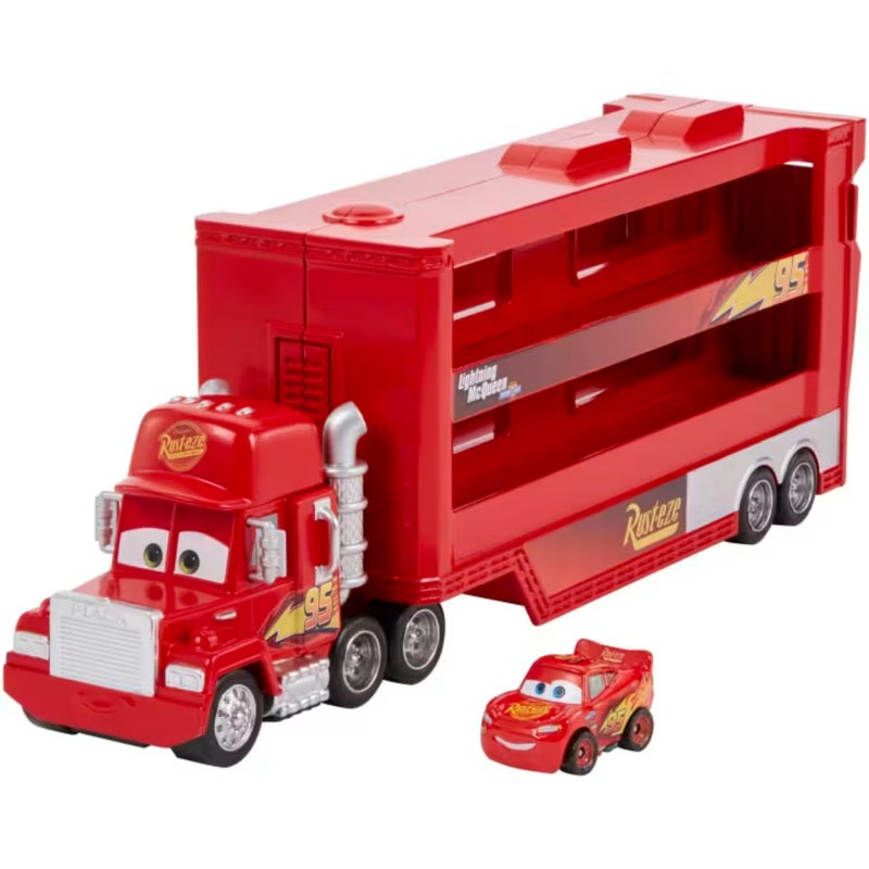 Disney Pixar Cars Mack Mini Racer Hauler Truck (28 cm) - Image 1
