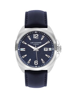 Lee Cooper Lee Cooper Men's 2315-20p Movement Watch, Analog Display and Leather Strap - LC07858.399, Blue  - Image 1