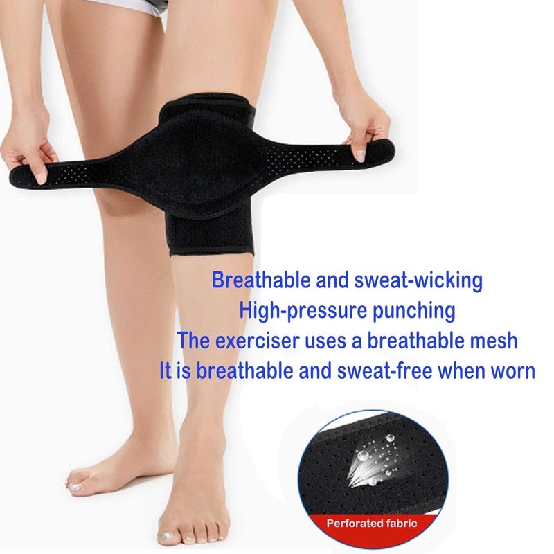 Adjustable Spring-Assisted Knee Brace Knee Joint Decompression Support Stabilizer (Gray, 2-Pack) - Image 4