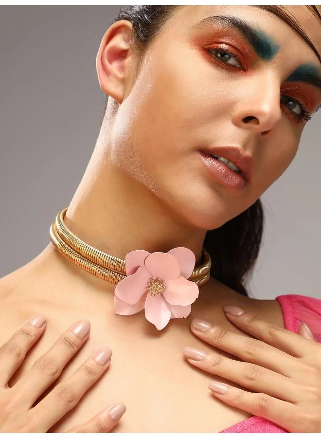 سوهي قلادة الخشخاش - وردي فاتح