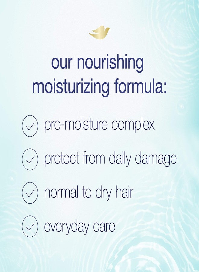Dove Nutritive Solutions Moisturizing Shampoo with Pump for Normal to Dry Hair Daily Moisture with Pro-Moisture Complex for Manageable and Silky Hair 25.4 oz - Image 4