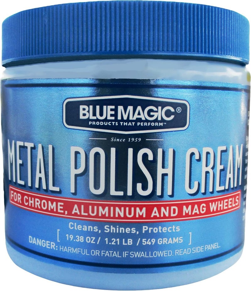 BLUE MAGIC 500-06 Metal Polish Cream - 19 3/8 oz. - Image 1