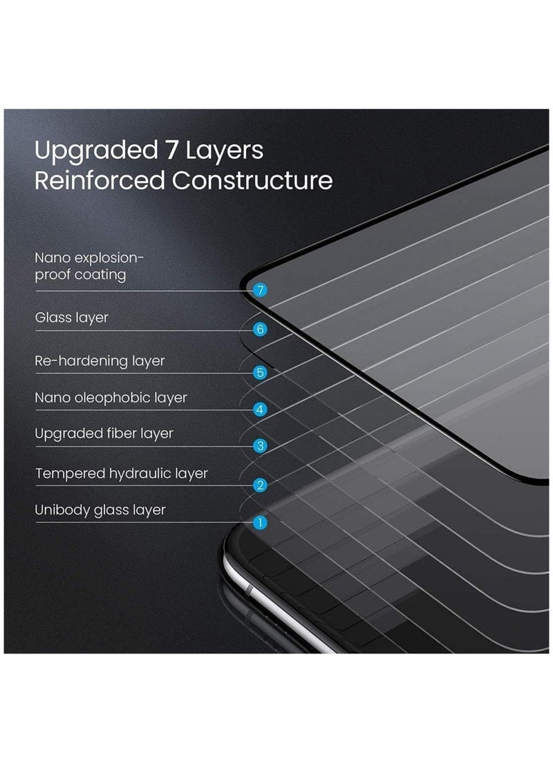 Generic - [1+1 Sets] For Honor X5b/ Honor X5b Plus Case & Screen Protector Transparent Frame Protective Cover with Tempered Glass Screen Protector - Image 1