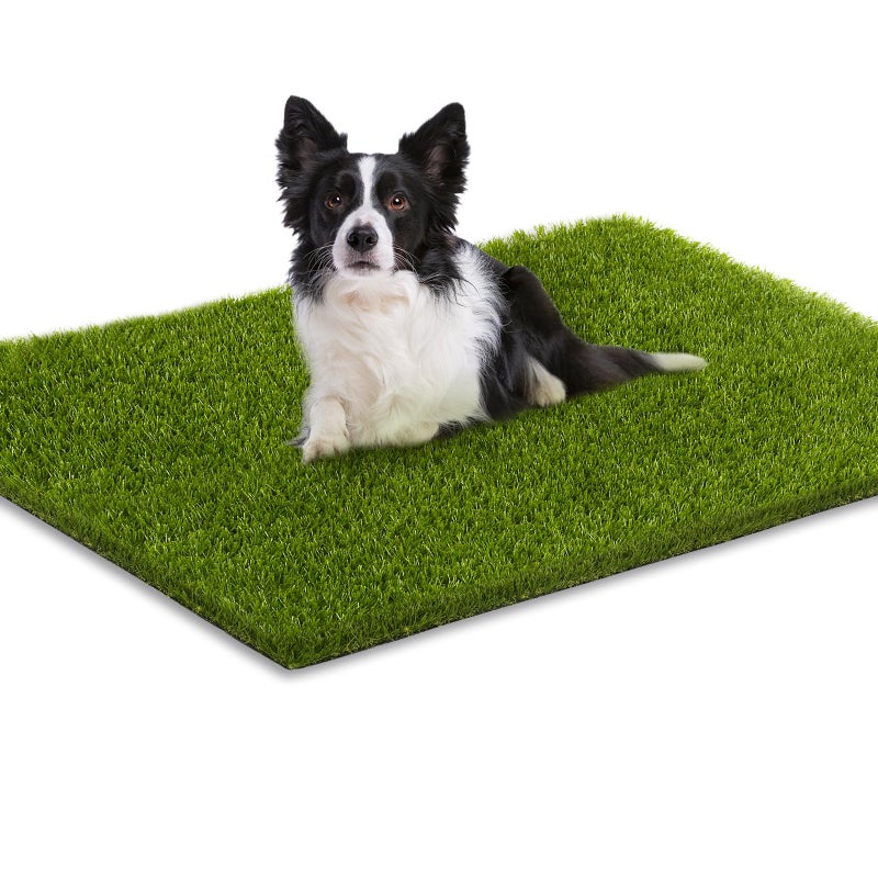 CooRug Fake Grass, 36 x 24 Inches Artificial Grass for Dogs, Realistic Turf for Indoor Outdoor Door Mat Balcony Patio Lawn Decoration - Image 1