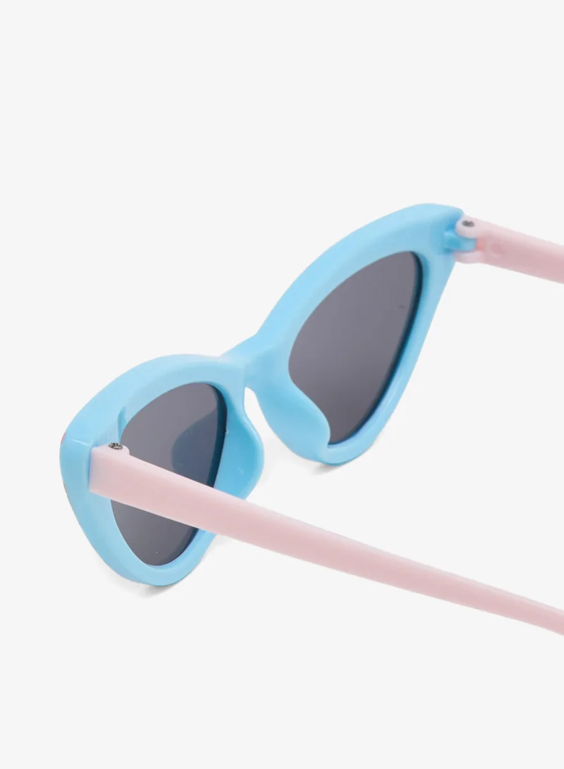 Redtag Girl Blue And Pink Bluey Print Sunglasses
