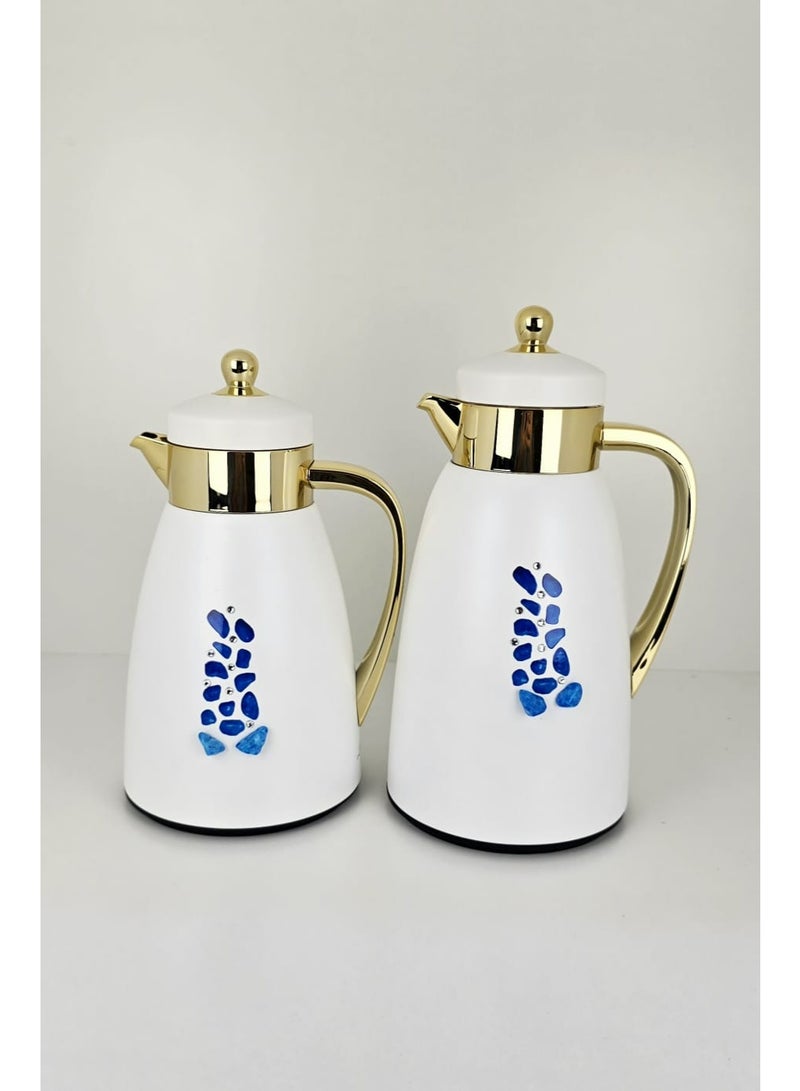 رادین طقم تقديم شاي وقهوة مكون من 22 قطعة، مجموعة كاملة للمنزل والمكتب وهدايا الزفاف - Image 3