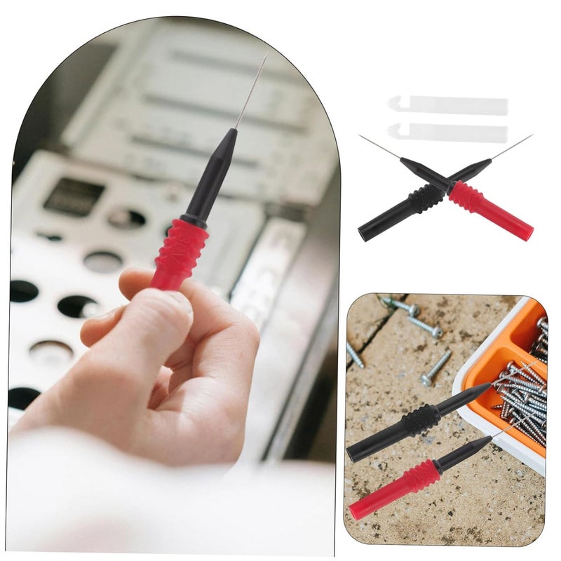 PartyKindom 5pcs Wire Piercing Test Probes with Protective Cover for Automotive Electrical Testing Multimeter - Image 3