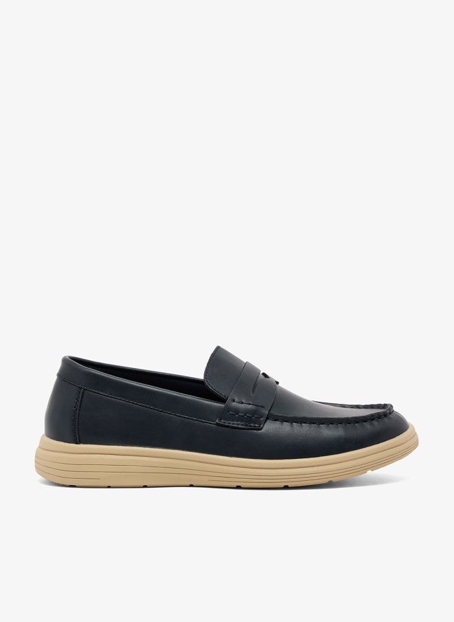 Robert Wood Casual Penny Cup Sole Loafers - Image 1