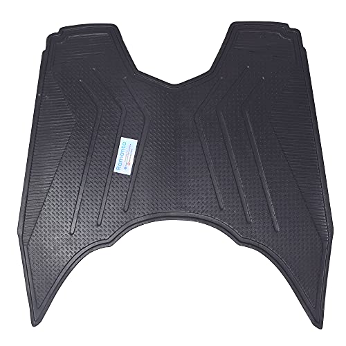 Ramanta Ntorq Foot Mat Anti Skid Washable Scooter/Scooty PVC Floor Mat Two Wheeler Foot Mat Ntorq Mat Compatible with for Ntorq 125, Race XP & 125 XT (1 PC, PVC, Black, Unbreakable) - Image 1