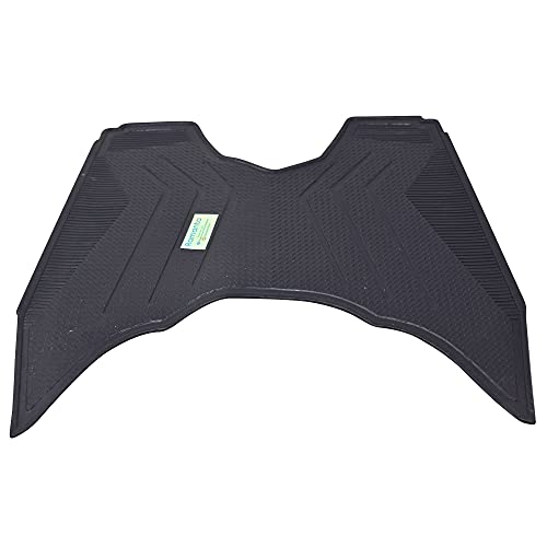 Ramanta Ntorq Foot Mat Anti Skid Washable Scooter/Scooty PVC Floor Mat Two Wheeler Foot Mat Ntorq Mat Compatible with for Ntorq 125, Race XP & 125 XT (1 PC, PVC, Black, Unbreakable) - Image 2
