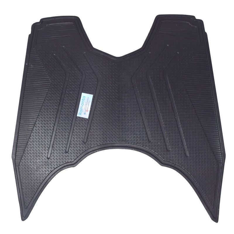 Ramanta Ntorq Foot Mat Anti Skid Washable Scooter/Scooty PVC Floor Mat Two Wheeler Foot Mat Ntorq Mat Compatible with for Ntorq 125, Race XP & 125 XT (1 PC, PVC, Black, Unbreakable) - Image 4