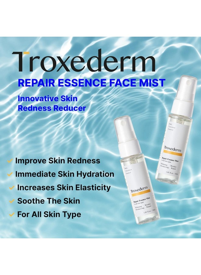 Troxederm Repair Essence Face Toner Mist Skin Redness Reducing Cooling Toner For All Skin Types With Troxerutin Mist Toner For Luminous Complexion With Niacinamide & Adenosine 1.01 Fl.Oz - Image 3