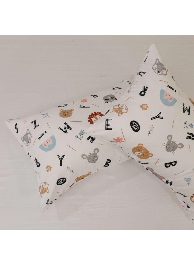 Cottington Lane Kid's Alphabetical Cartoon King Bedsheet with 2 Regular Size Pillow Covers | Alphabet Bedding Sheets (Alphabet Adventure) - Image 4