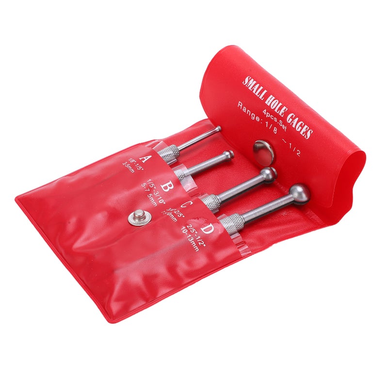 4PCS Telescopic Gauge Full Ball Gauge Bore Gauge Set 3‑13mm for Measuring Hole Slit - Image 2