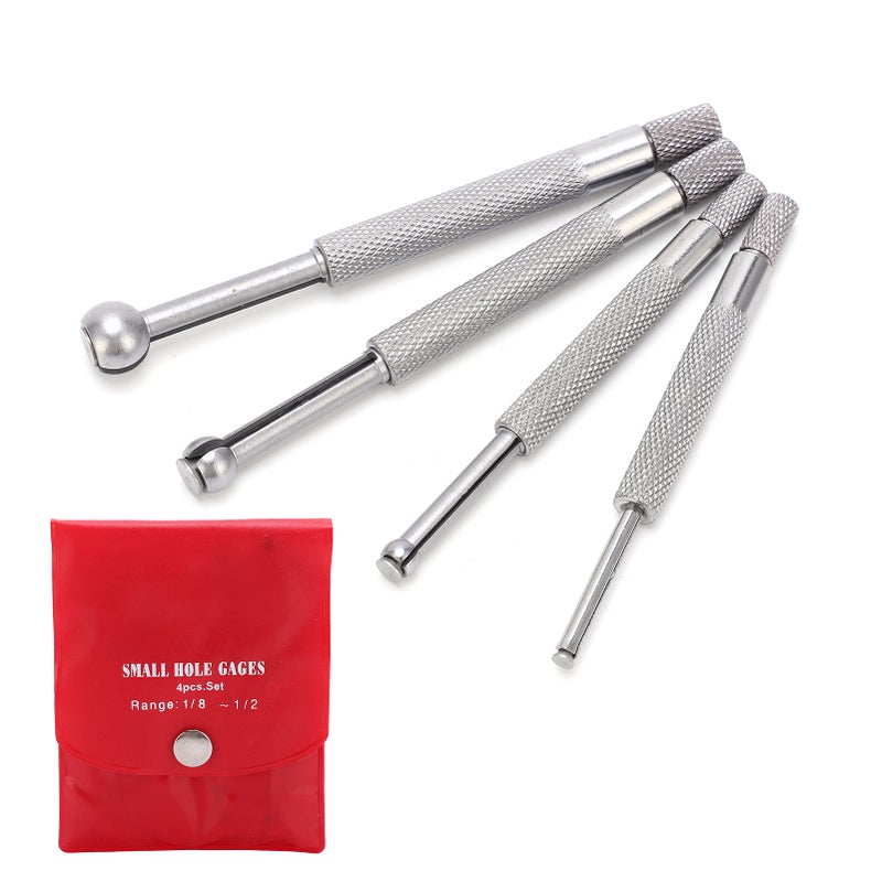 4PCS Telescopic Gauge Full Ball Gauge Bore Gauge Set 3‑13mm for Measuring Hole Slit - Image 5