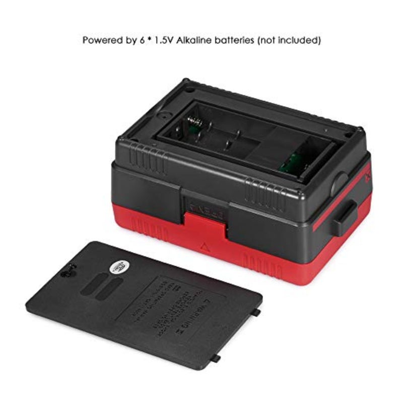 UT501A مقياس العزل للصيانة الكهربائية، جسم بلاستيكي ABS، أسود مع لمسات صفراء، نطاق تلقائي وإضاءة خلفية LCD - Image 2