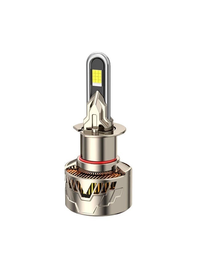 مصباح سيارة LED Y2-130W-H1-6500K، بقوة 130 واط، إضاءة عالية السطوع، شعاع أبيض 6500 كلفن، مقاوم للماء بمعيار IP67، ترقية مصابيح أمامية للسيارات - Image 1