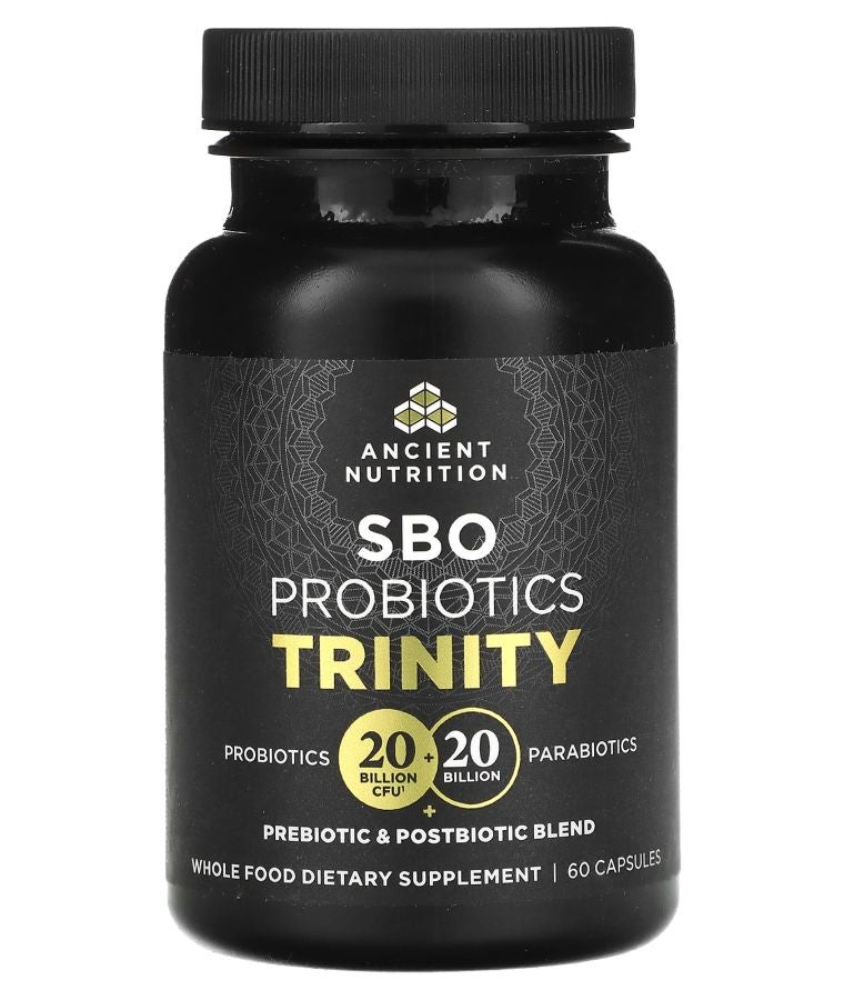 Ancient Nutrition SBO Probiotics Trinity 60 Capsules