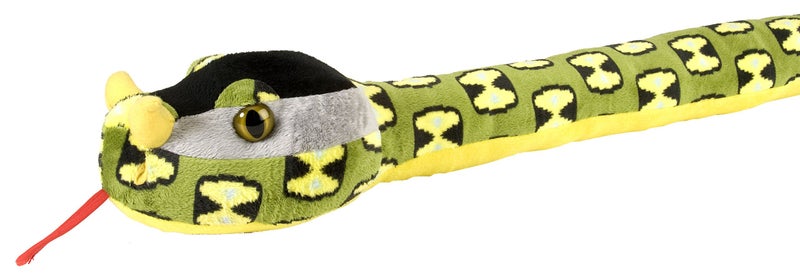 Wild Republic Snake Plush  Stuffed Animal  Plush Toy  Gifts Kids  Rhino Viper 70 Inches