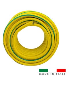 Jovial Garden Hose Reinforced (Yellow) 1/2 Inch 50 Meter Irrigation Water Hose Flexible Watering hose, Made in ITALY  - Image 2