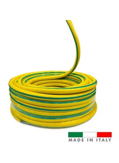 Jovial Garden Hose Reinforced (Yellow) 1/2 Inch 50 Meter Irrigation Water Hose Flexible Watering hose, Made in ITALY  - Image 3