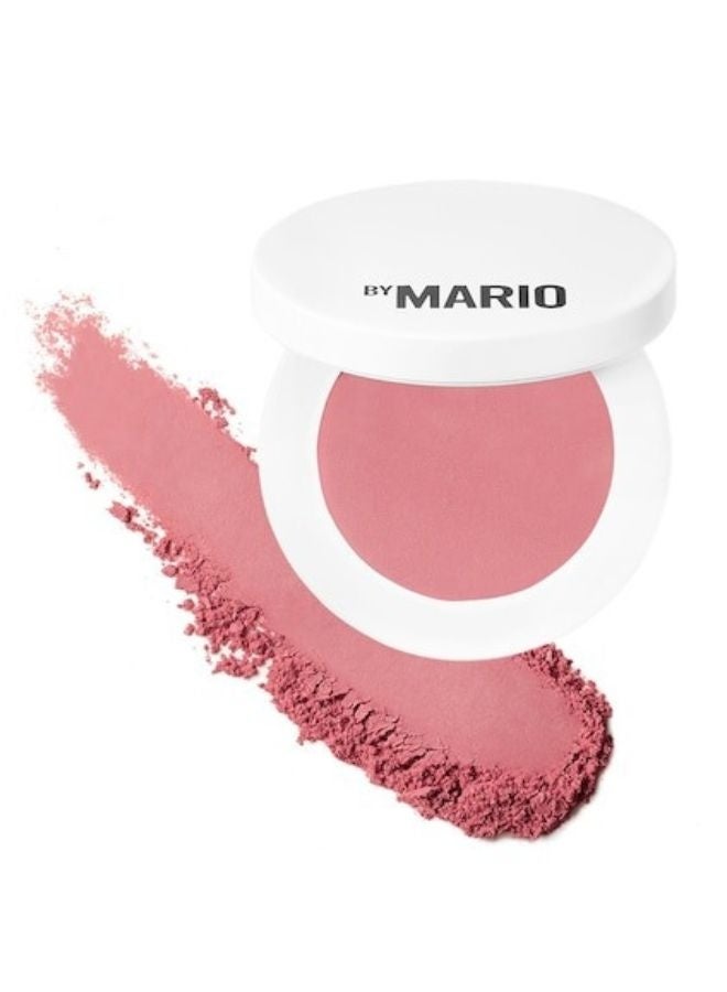 MAKEUP BY MARIO Soft Pop Powder Blush 4.4g – Shade Mellow Mauve - Delicate Pink, Buildable, Silky-Smooth, Natural Flush Finish - Image 1