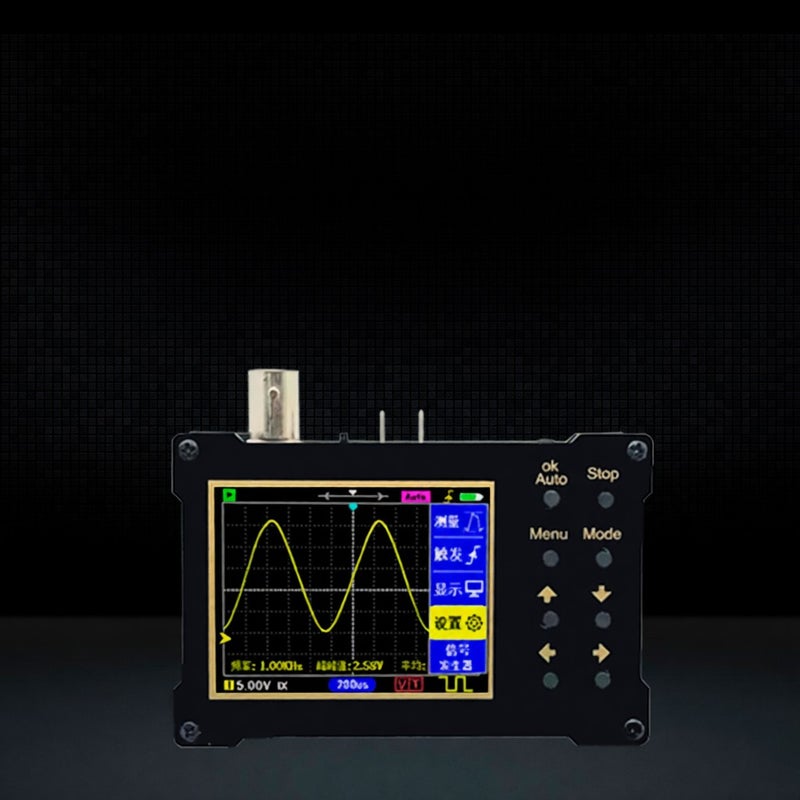 Oscilloscope 2.4 Inch TFT LCD Display 320*240 Resolution - High Practicality 40MSa/s Sampling Rate Portable Oscilloscope for On-Site Debugging and Measurement Tests - Image 5