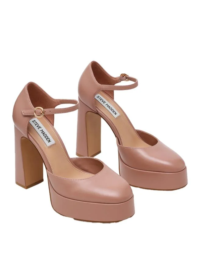 ستيف مادن Lexie Blush Leather Women's Pumps
