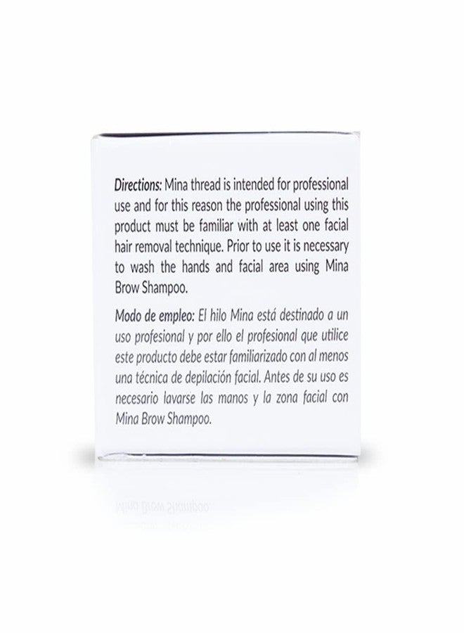 MinaiBrow MINA Thread Spool X 300m Pack of 6 | Organic Cotton Eyebrow Threading Thread - Image 3
