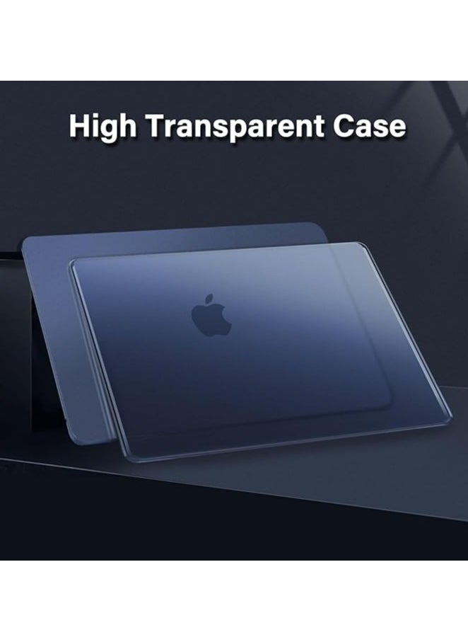 erorex - Compatible with MacBook Air 15 inch Case 2023 2024 Release M3 A3114 M2 A2941 with Liquid Retina Display&Touch ID, Ultra-Thin Natural Original Color Plastic Hard Shell Case Cover, Midnight Blue - Image 1