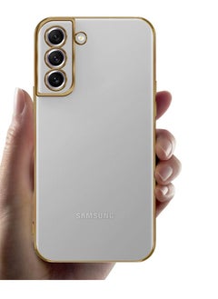 Samsung Galaxy S22 Plus Classic Series Clear Case with Electroplating Frame 6D Plating Camera Lens Protection Design Gold - pzsku/ZAB2270CF42E0EB1AE7DDZ/45/_/1652010816/d1c99425-34e9-402b-bb72-d98fb39774cc