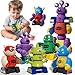 MSKOLER Magnet Robot Toys for Kids 35 Magnetism Stacking Transform Boys Toys for Ages 57 with Storage Box Set for Toldllers Age 38 Years Old Girls Christmas and Birthday Gifts - Image 2