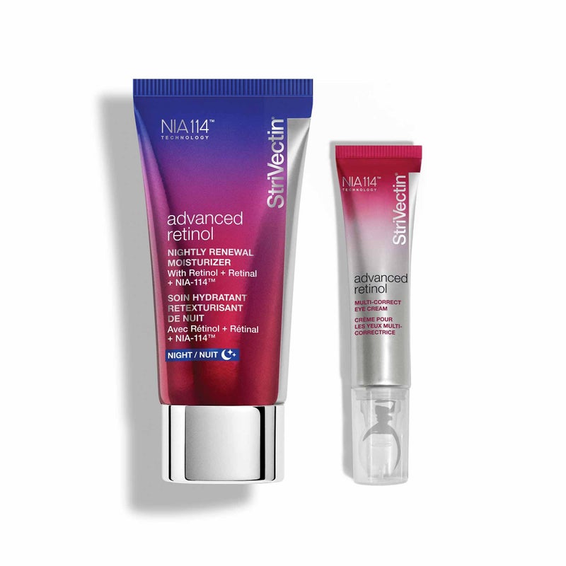 StriVectin Advanced Retinol Discovery Kit with Retinol Night Moisturizer 1 oz Multi Correct Eye Cream 05 oz 2 Piece Kit for Wrinkles and Fine Lines - Image 2