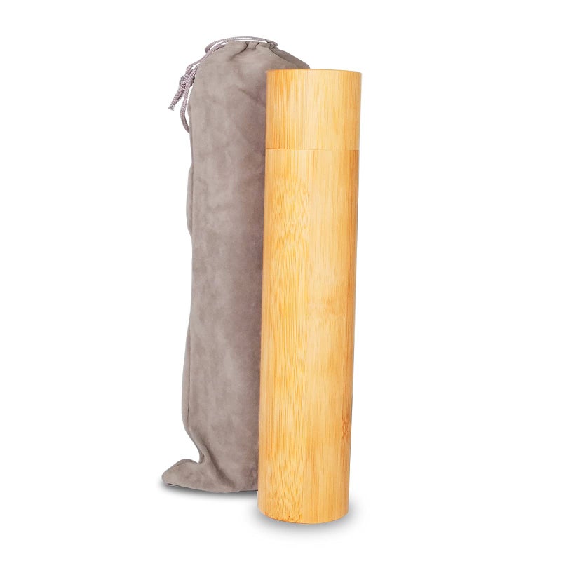 Small Bamboo Scattering Urn Tube for Human Ashes 9X2 ECO Biodegradable Friendly Mini Bamboo Spreading Cremation Tube Urn for Adult Male Female Pet Dog Cat Ashes