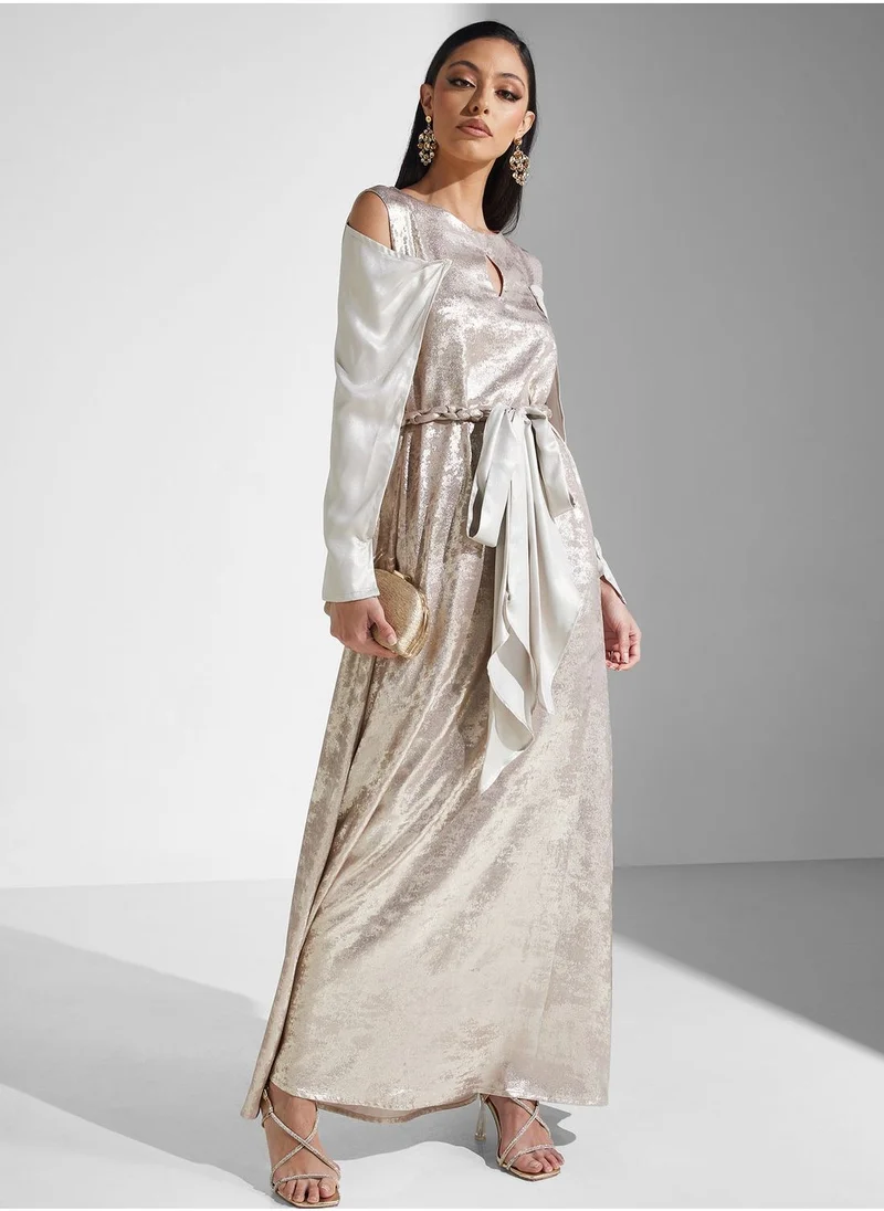 Amri Sequin Evening Dress