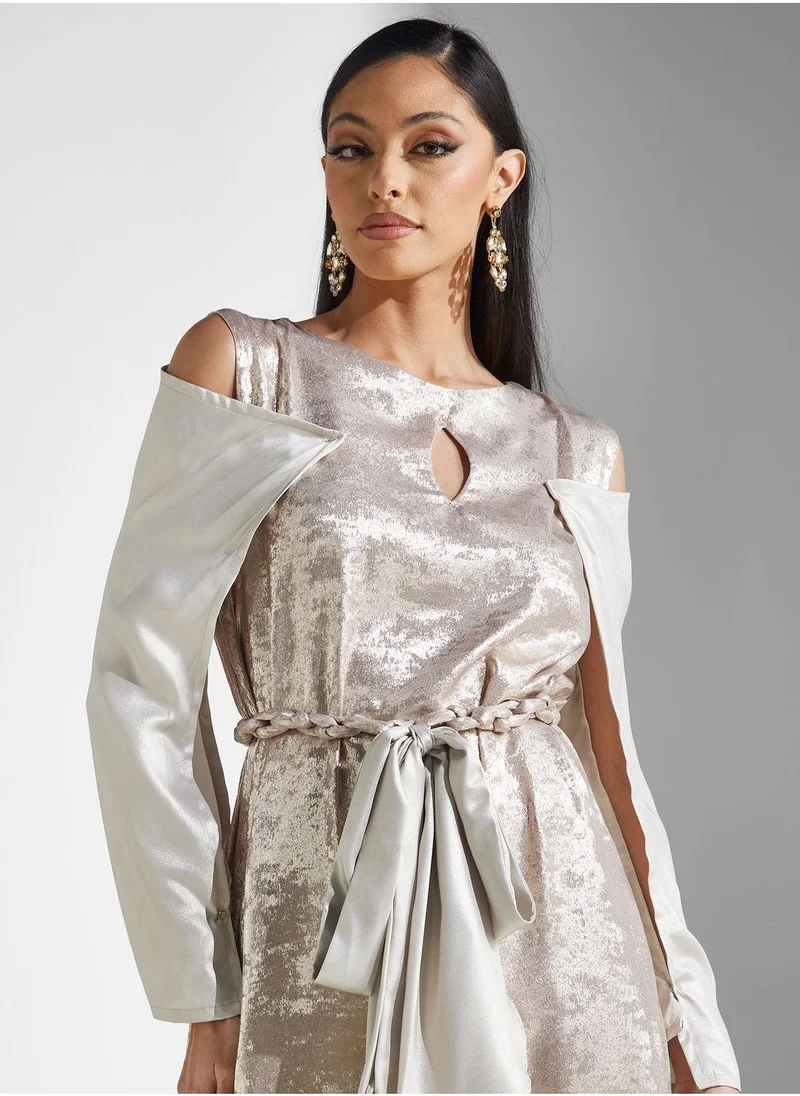 Amri Sequin Evening Dress