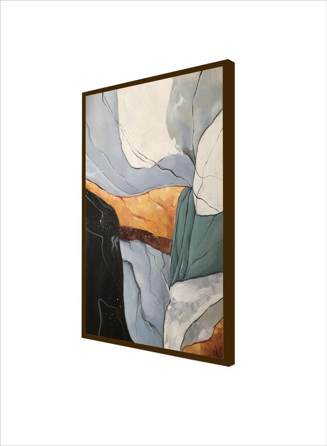 Artsense Painting for wall decoration Abstract wall painting for living room big size painting for home decoration with frame-Multicolor/30x40 inches/(76x101 cm) - Image 3