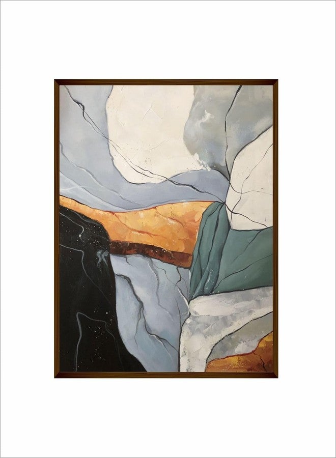 Artsense Painting for wall decoration Abstract wall painting for living room big size painting for home decoration with frame-Multicolor/30x40 inches/(76x101 cm) - Image 4