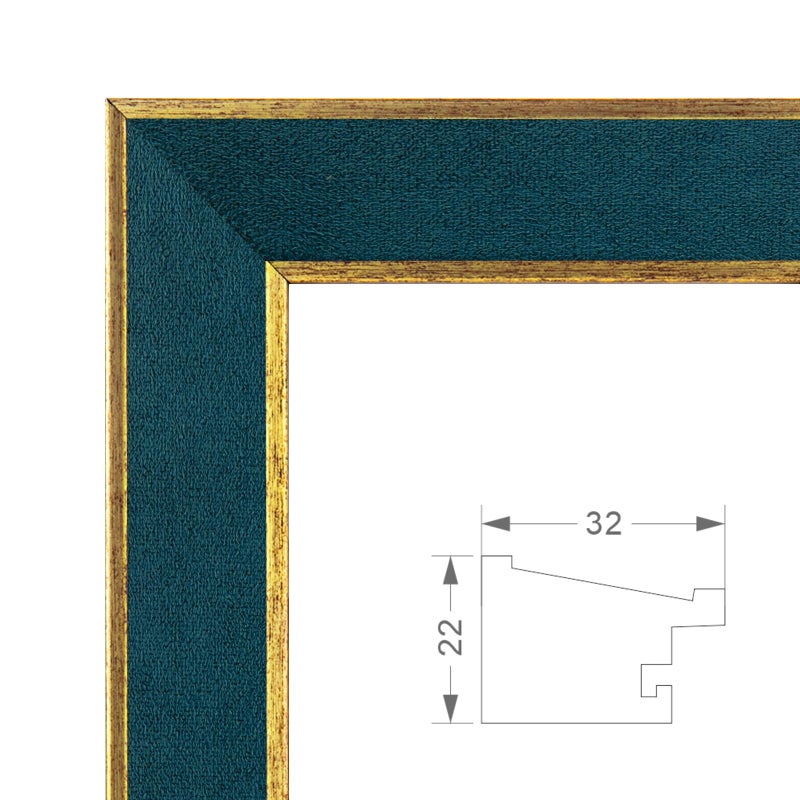 euwazram Suede 11x15 Frame - Single Frame, Christmas Elegant Navy 11 x 15 Poster Frame with Mat for 8.5x11, 11x15 Picture Frames for Artwork, Puzzles, Photos and Movie Posters - Image 3