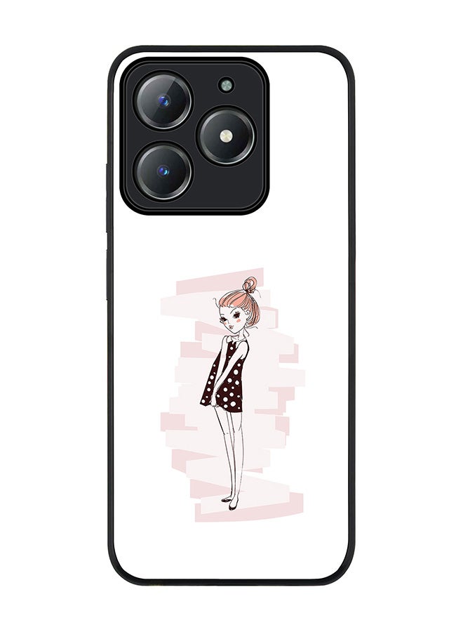 Stylizedd For Realme C63 / Realme C61 4G Case,Slim fit Camera Protection, Shockproof Thin Phone cover  - Shy Teen - Image 1