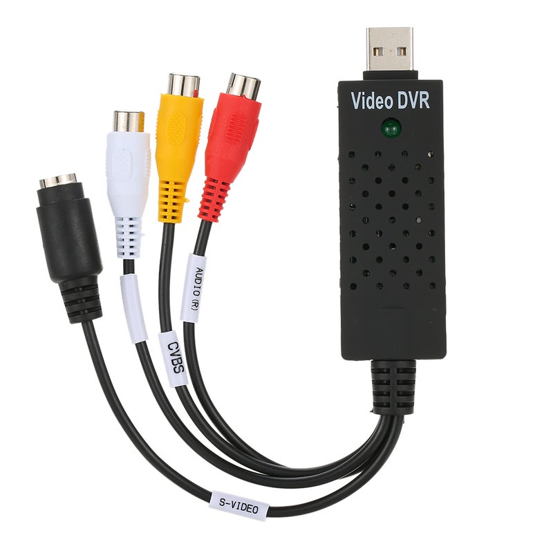 بطاقة محول تسجيل ومصورة لجهاز تسجيل الفيديو والصوت CCTV DVR USB 2.0 لأجهزة ويندوز 7/8/10/2000، ويندوز XP/فيستا لأجهزة الكمبيوتر المحمول والشبكات - Image 1