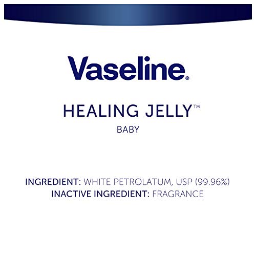 Vaseline Healing Jelly Petroleum Jelly For Diaper Rash Moisturizer For Baby Hypoallergenic Skin Protectant 2.89 oz - Image 2