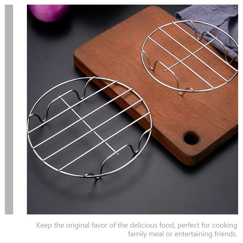 Round Steaming Roasting Rack, Durable Kitchen Tool for Versatile Cooking - Image 5